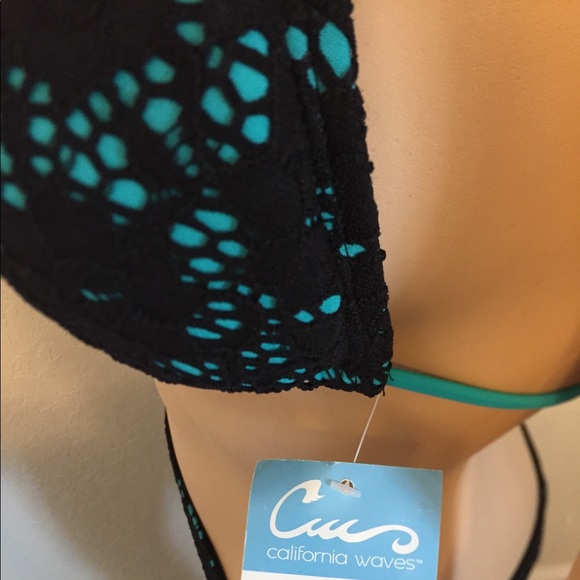 California waves 2-piece swimsuit Size: M --NO TAG - Picture 5 of 8